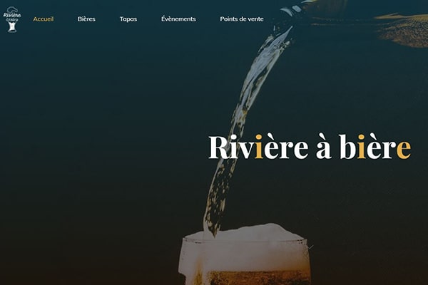 Site Rivière à bière