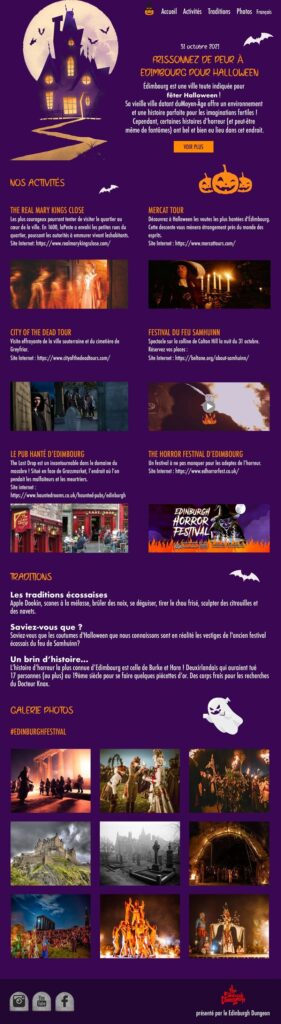 Maquette mobile Halloween